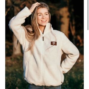 EUC Country Liberty Cream Sherpa